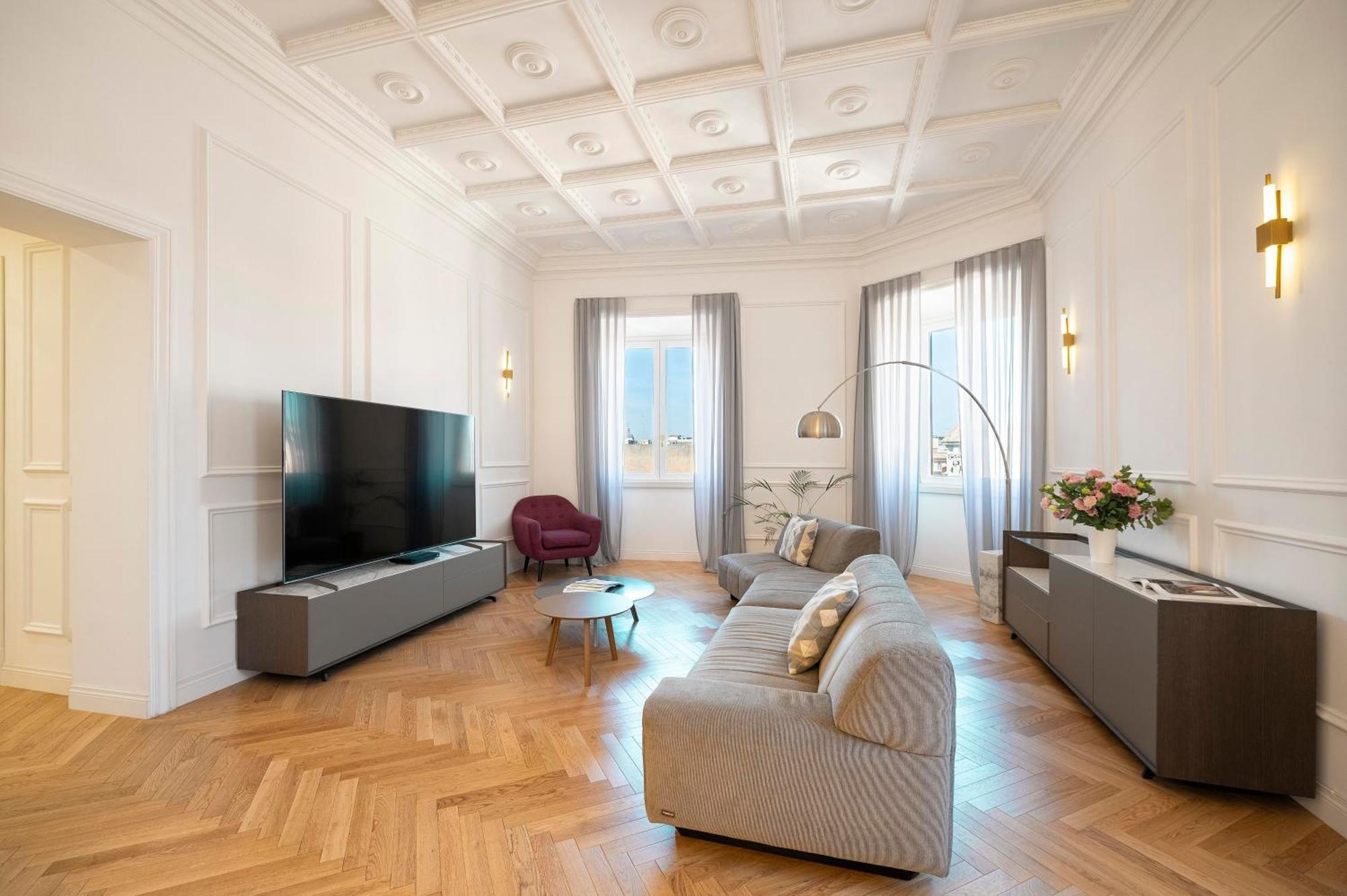 Sjr Luxury Apartment Trevi Fountain روما المظهر الخارجي الصورة